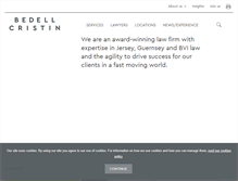 Tablet Screenshot of bedellcristin.com